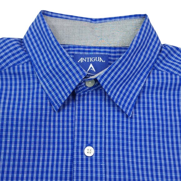 Antigua Slim Fit Button-Up Shirt Embroidered UK Wildcats University of Kentucky - Picture 4 of 9